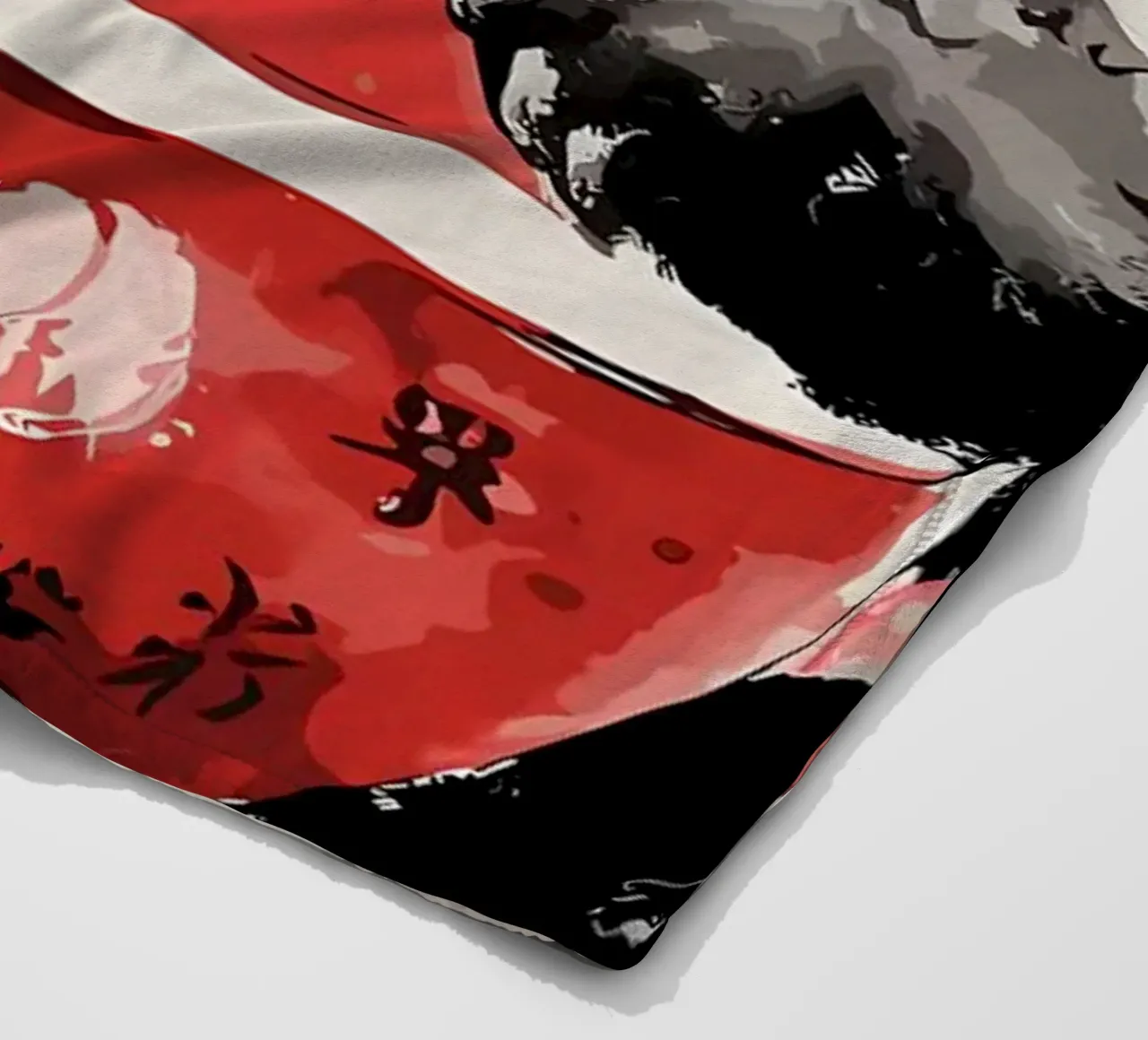 Panda carino giapponese coperta in pile da James M Coyle