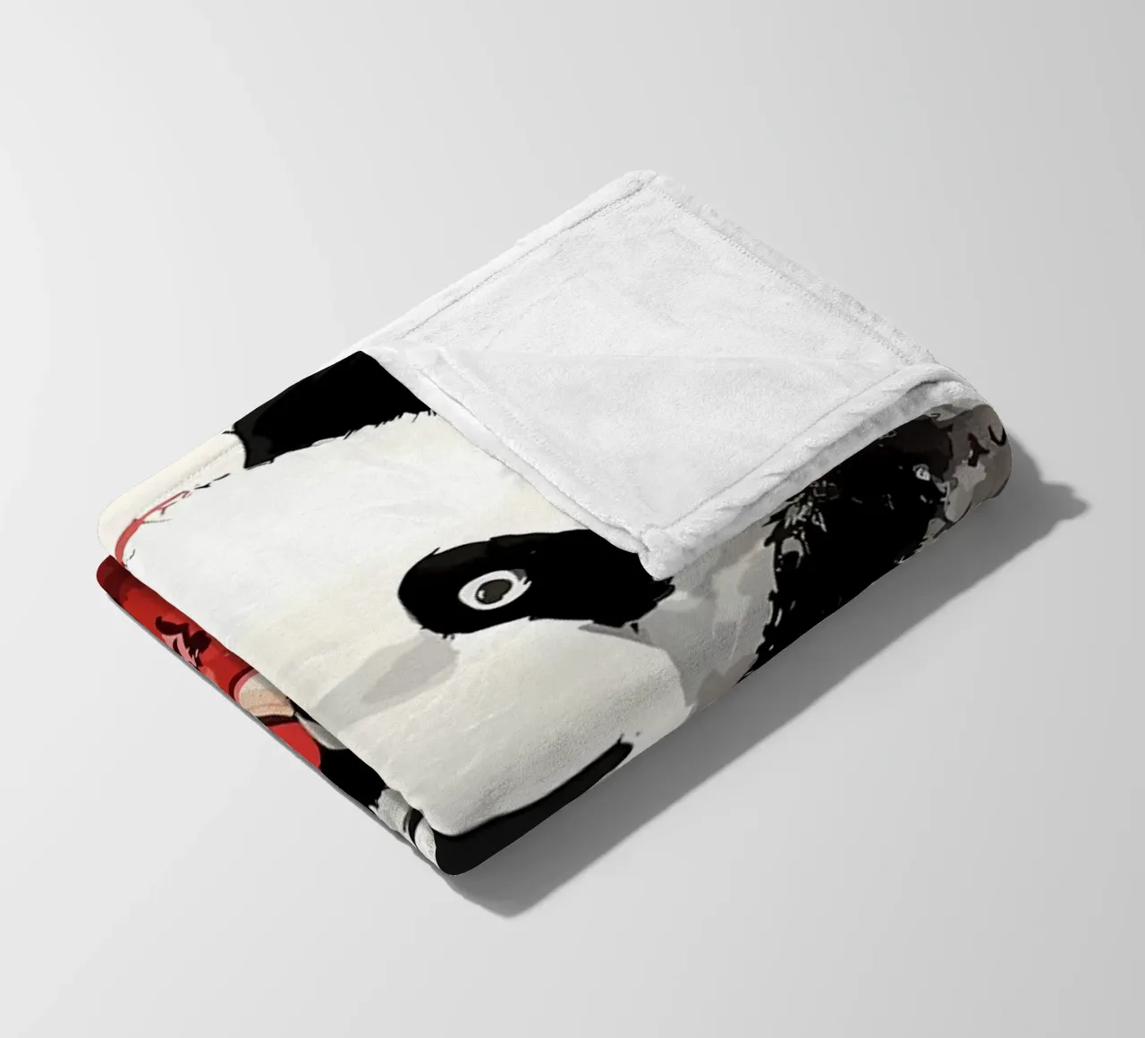 Panda carino giapponese coperta in pile da James M Coyle