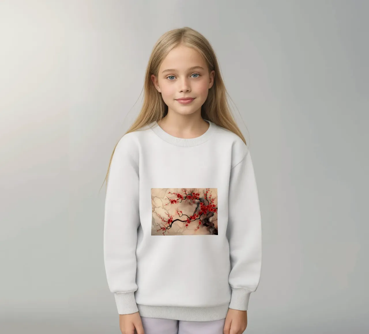 Bellezza in rosso felpa bambino da Rebecca Clark Wyrick