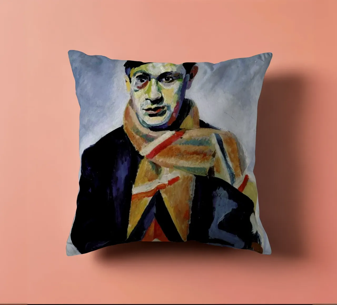 Robert Delaunay - Tristan Tzara decorative cushion by ARTOTHEK