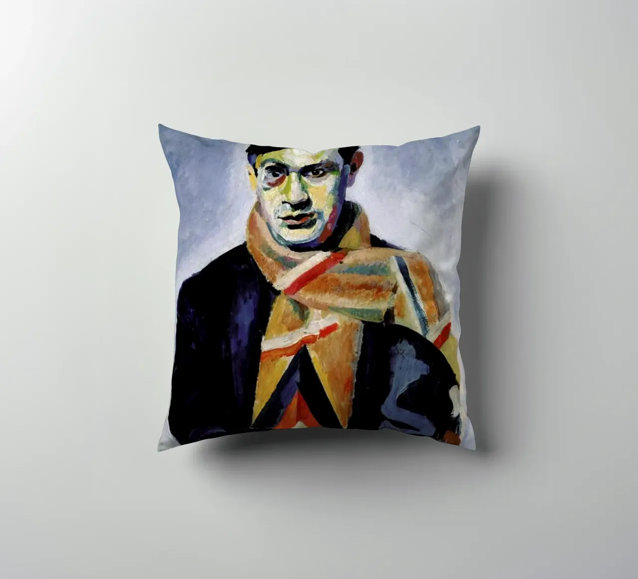 Robert Delaunay - Tristan Tzara decorative cushion by ARTOTHEK
