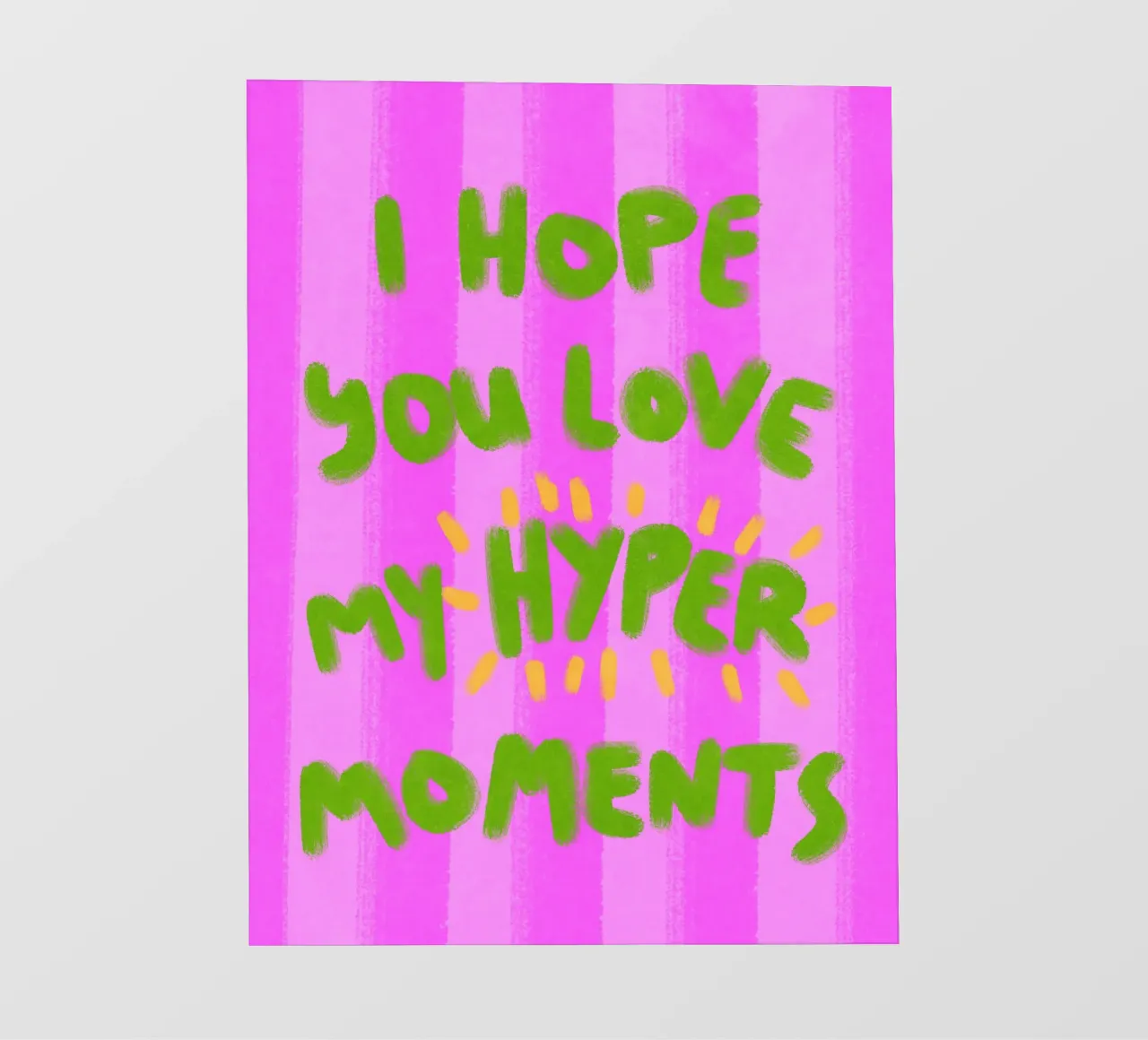 Hyper Moments pellicola backlit da Illustration Raissa Oltmanns