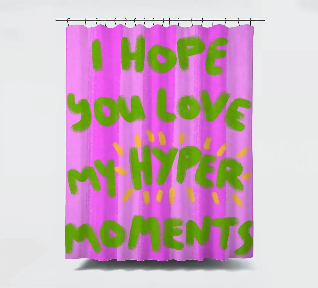Hyper Moments tenda da doccia da Illustration Raissa Oltmanns