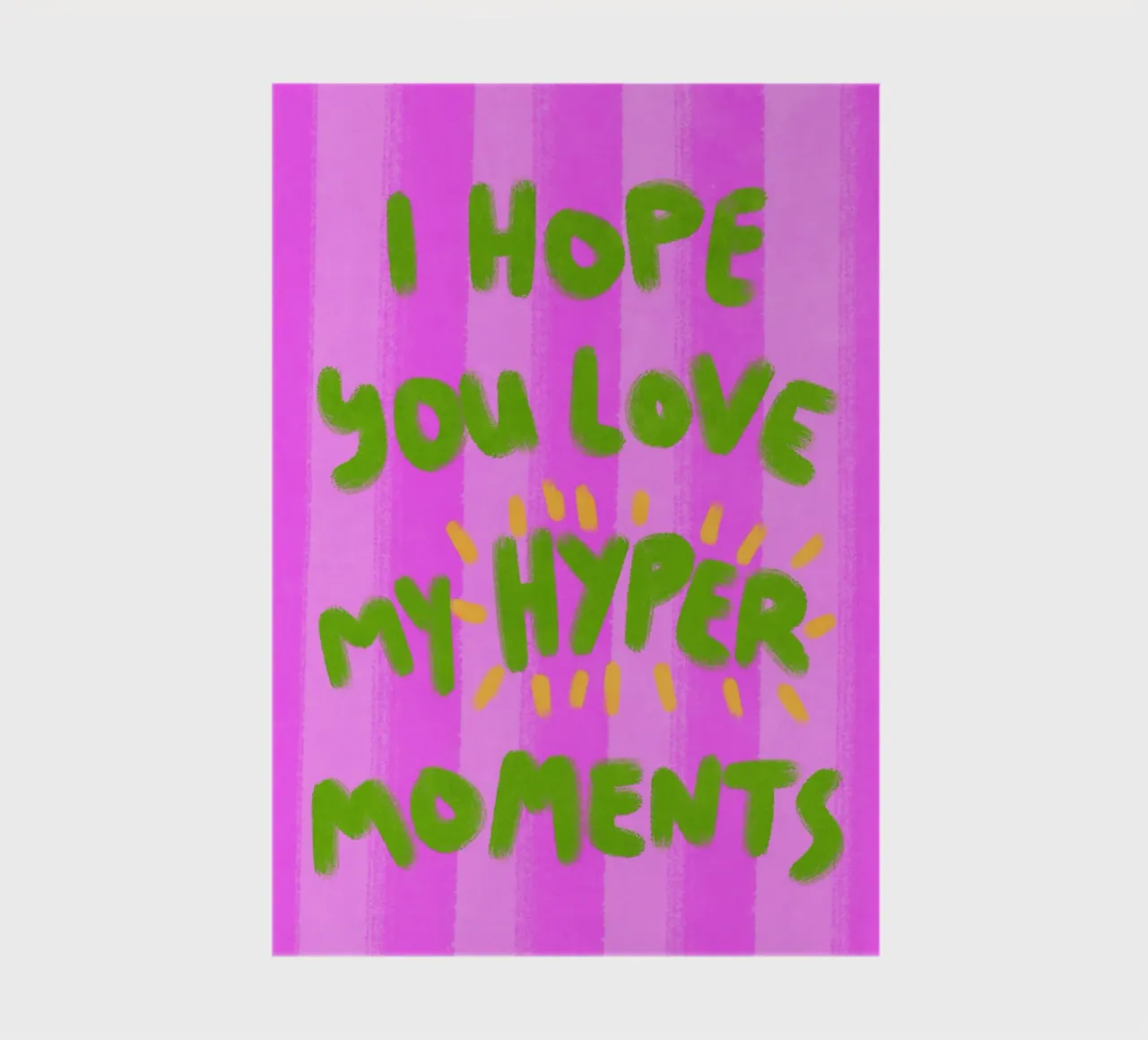 Hyper Moments notebook by Illustration Raissa Oltmanns