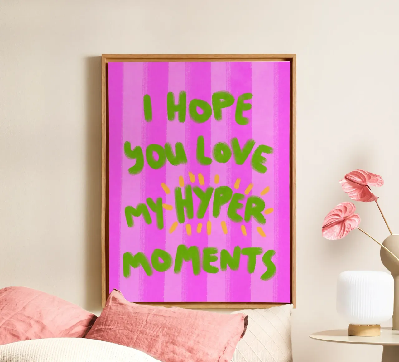 Hyper Moments tela da Illustration Raissa Oltmanns