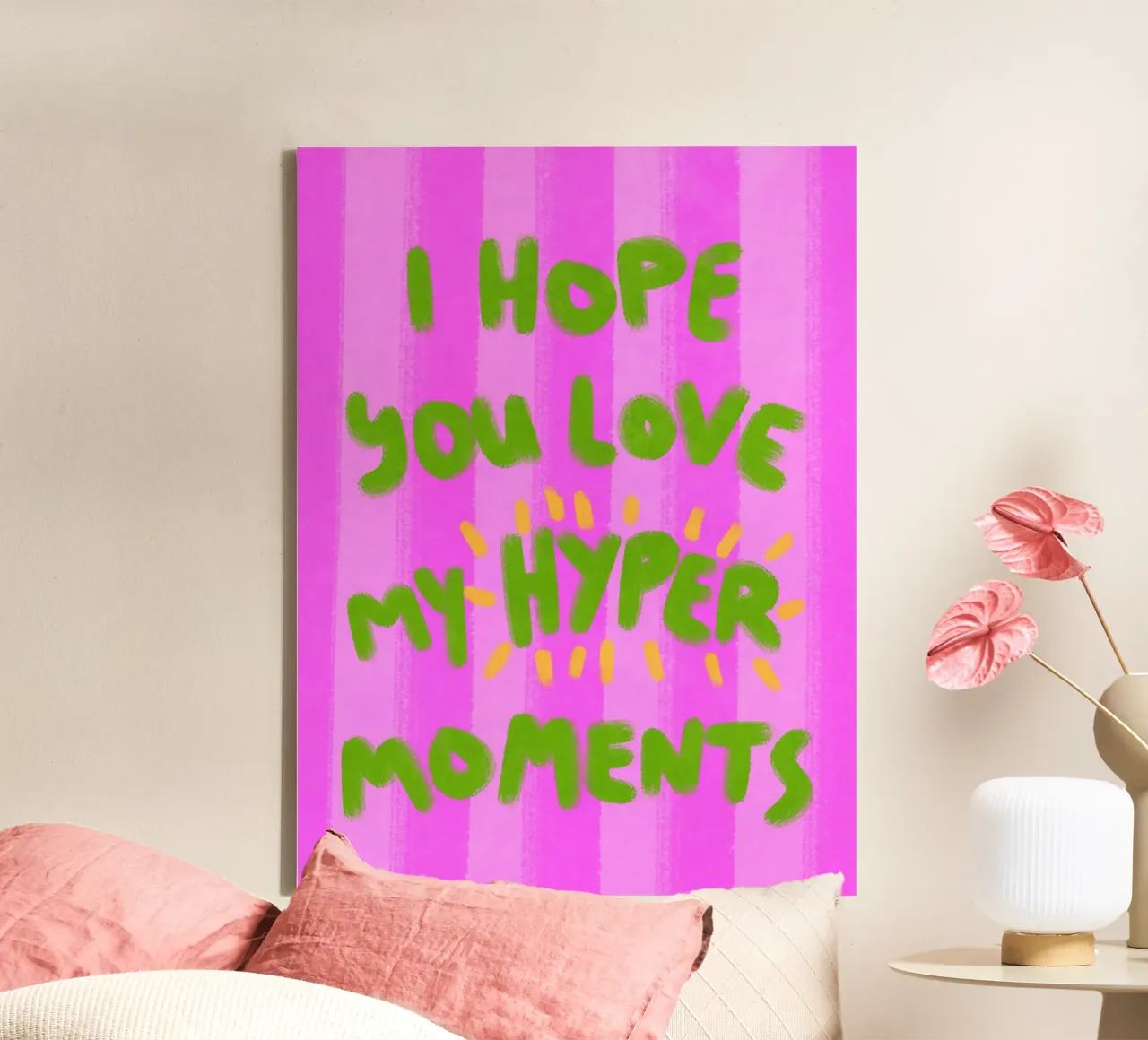 Hyper Moments tela da Illustration Raissa Oltmanns