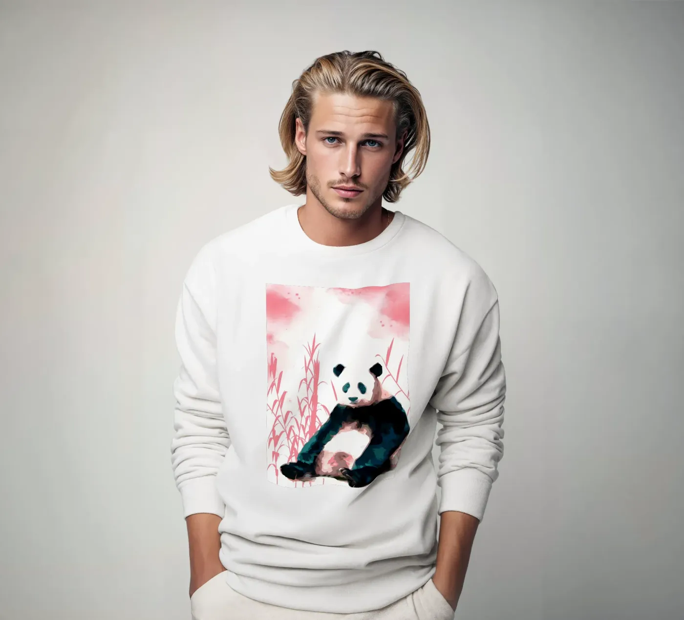 Panda e bambù felpa da James M Coyle