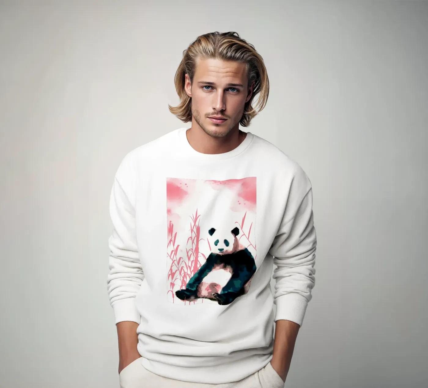 Panda e bambù felpa da James M Coyle