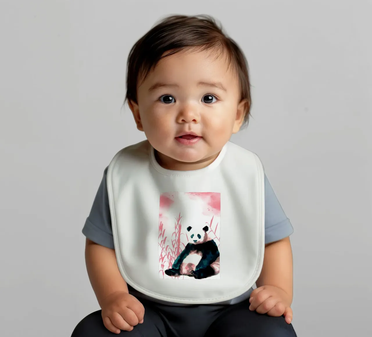 Panda e bambù bavaglino da James M Coyle