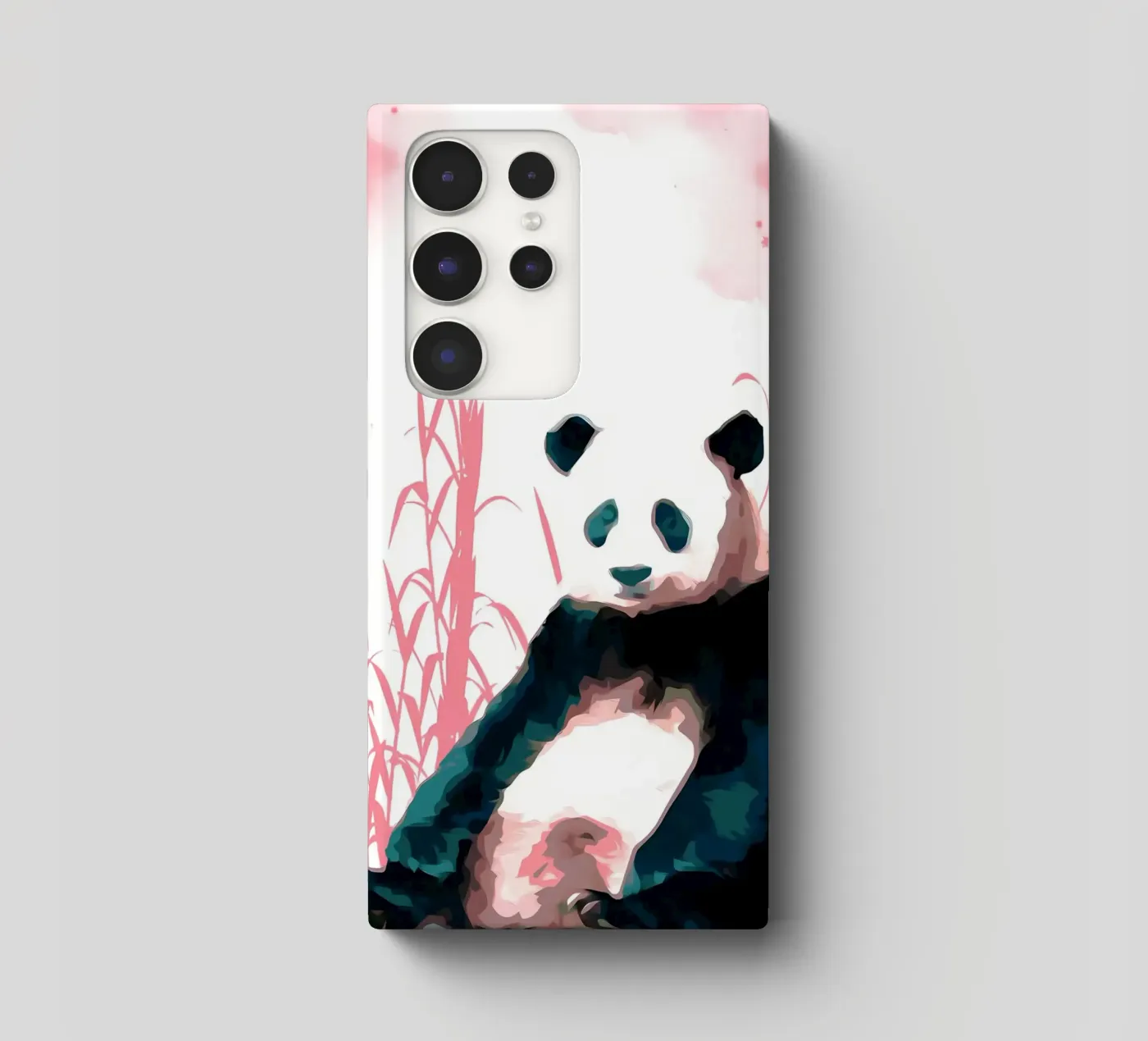 Panda and Bamboo samsung phone case by James M Coyle