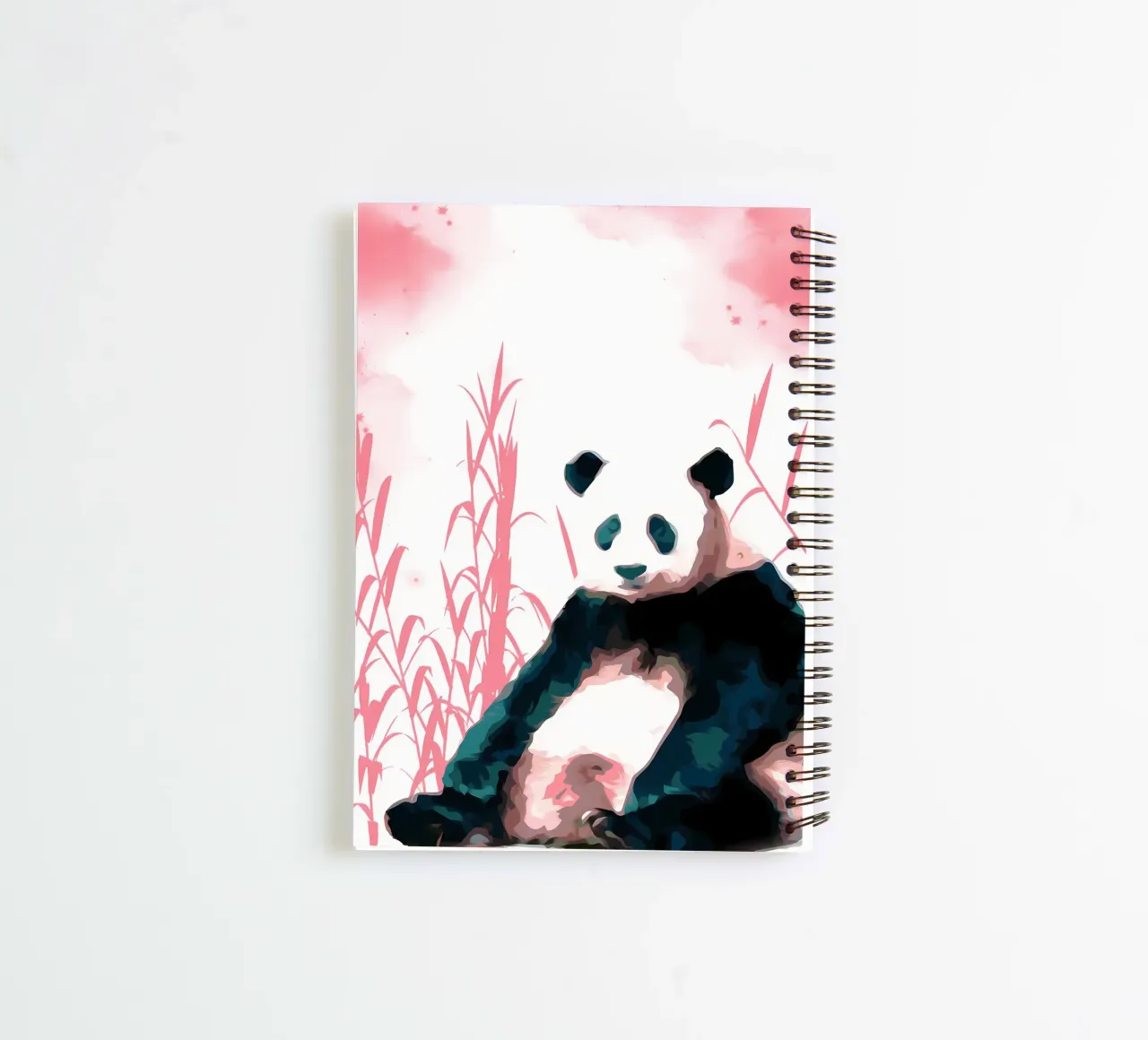 Panda und Bambus Ringbuch von James M Coyle