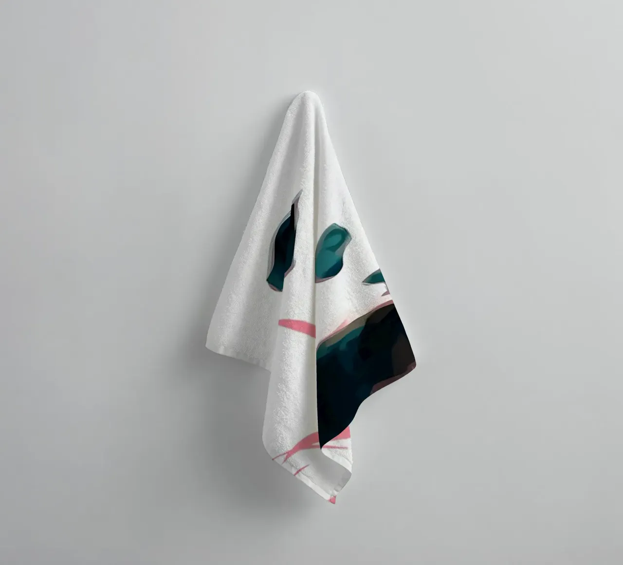 Panda and Bamboo towel by James M Coyle