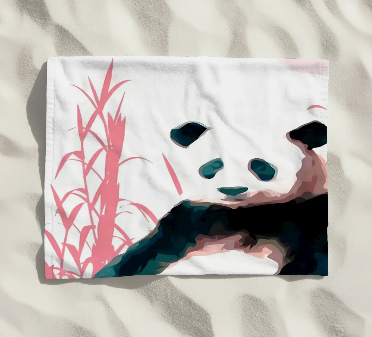 Panda e bambù telo mare da James M Coyle