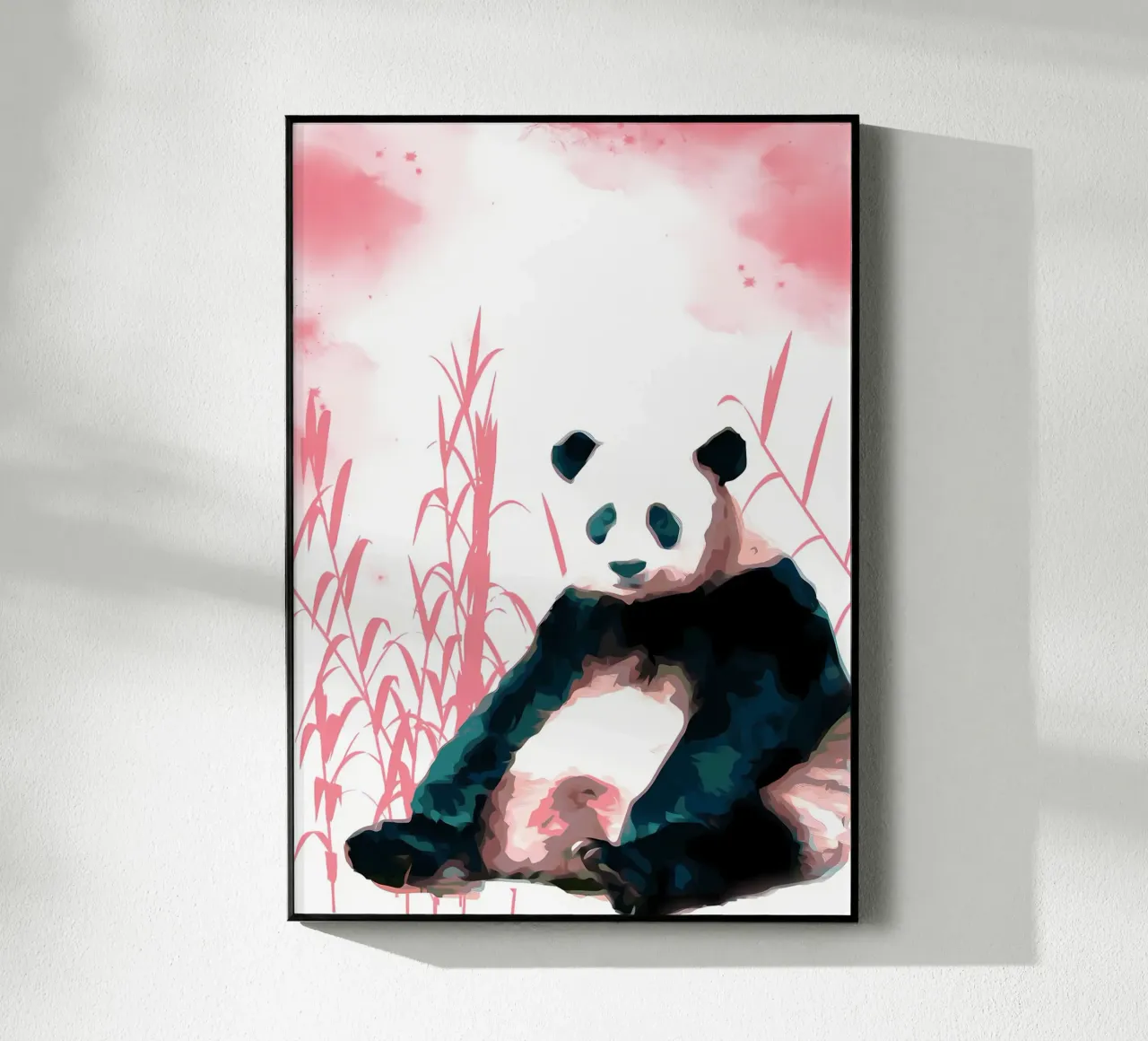 Panda e bambù plexiglass da James M Coyle