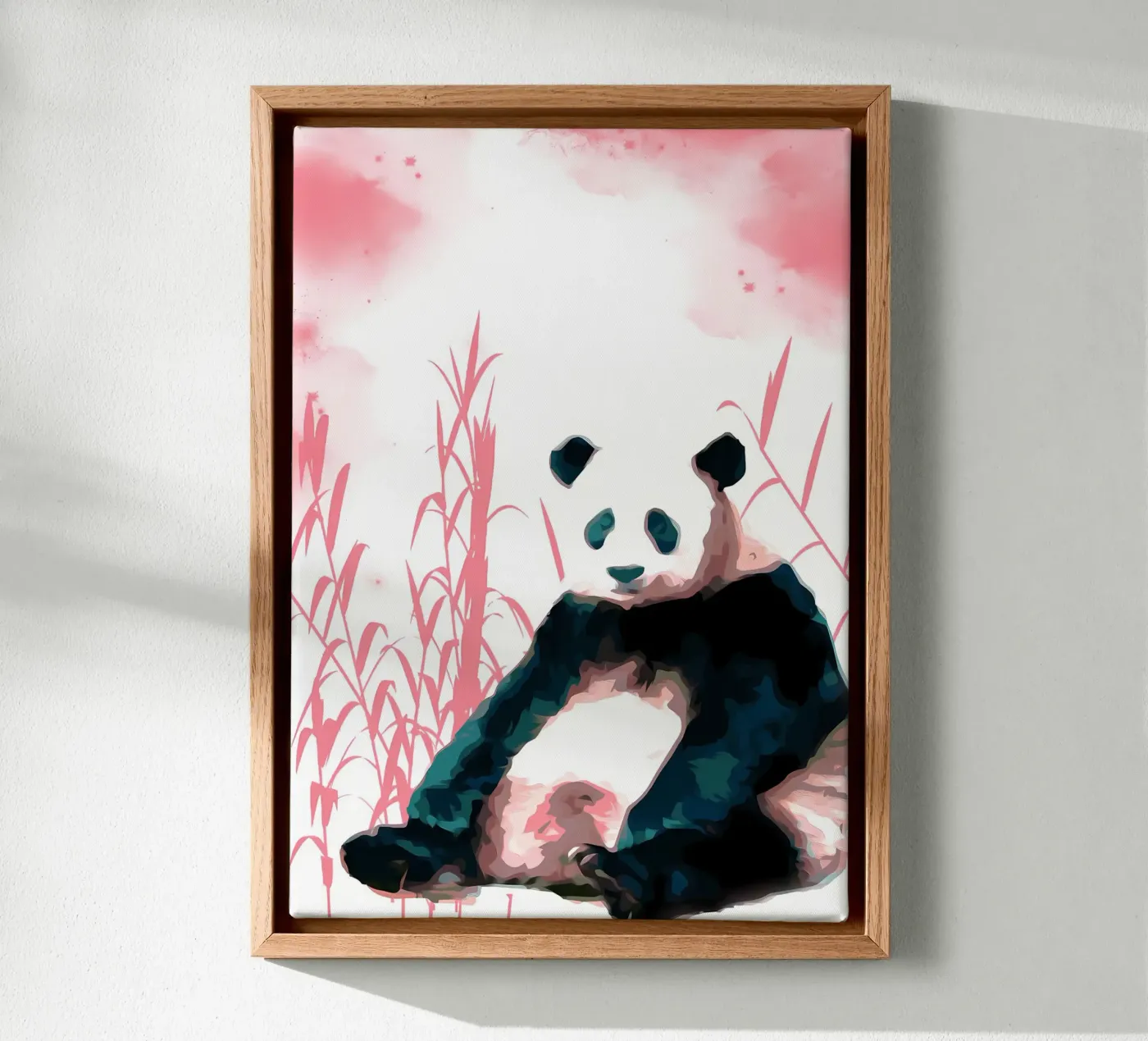 Panda e bambù tela da James M Coyle