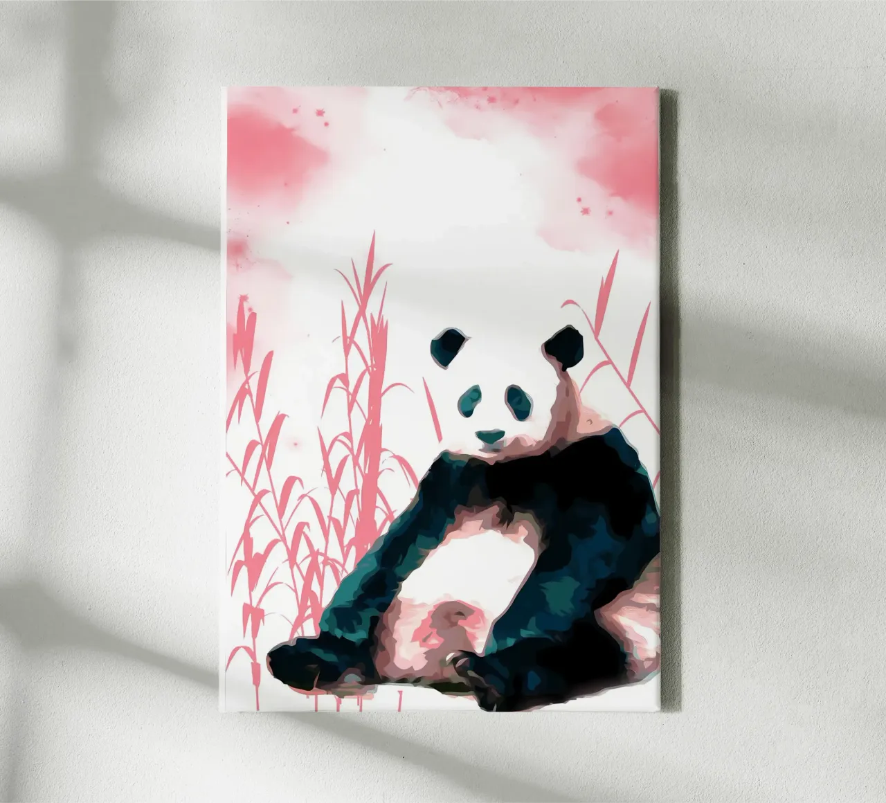 Panda e bambù tela da James M Coyle