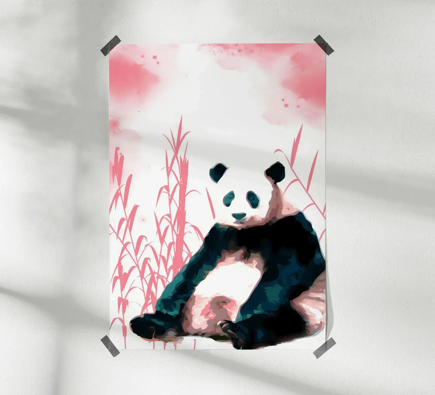 Panda e bambù poster da James M Coyle