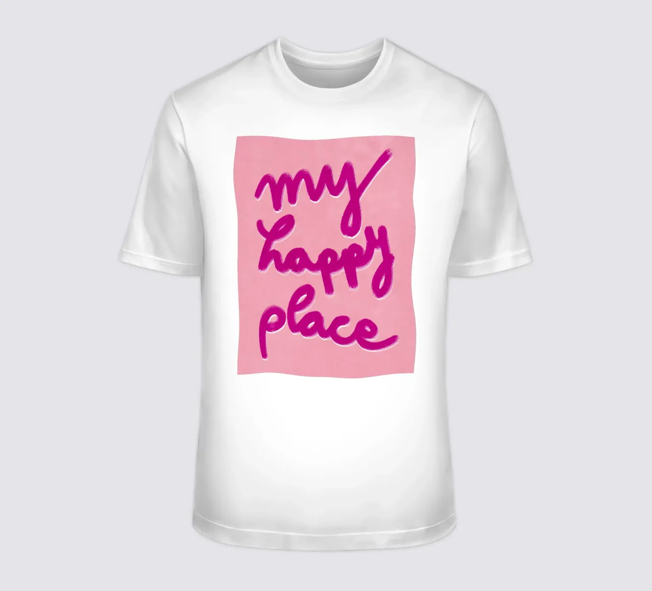 My Happy Place Handlettering t-shirt da Illustration Raissa Oltmanns