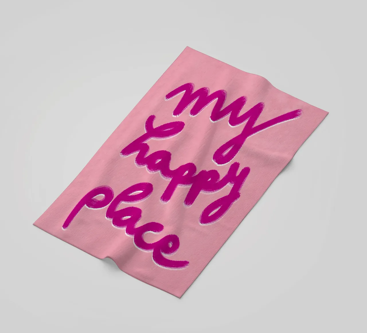 My Happy Place Handlettering telo mare da Illustration Raissa Oltmanns