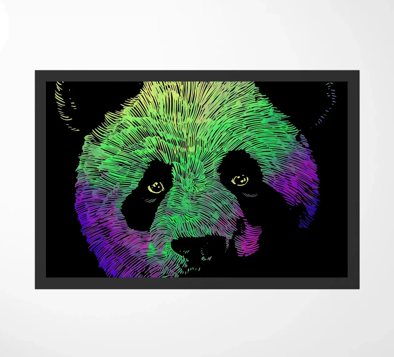 Fantastico panda colorato zerbino da James M Coyle