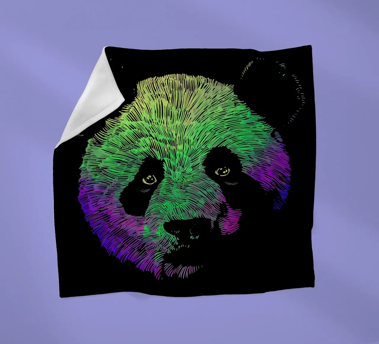 Fantastico panda colorato coperta in pile da James M Coyle