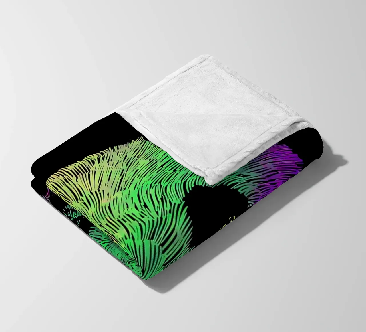 Fantastico panda colorato coperta in pile da James M Coyle