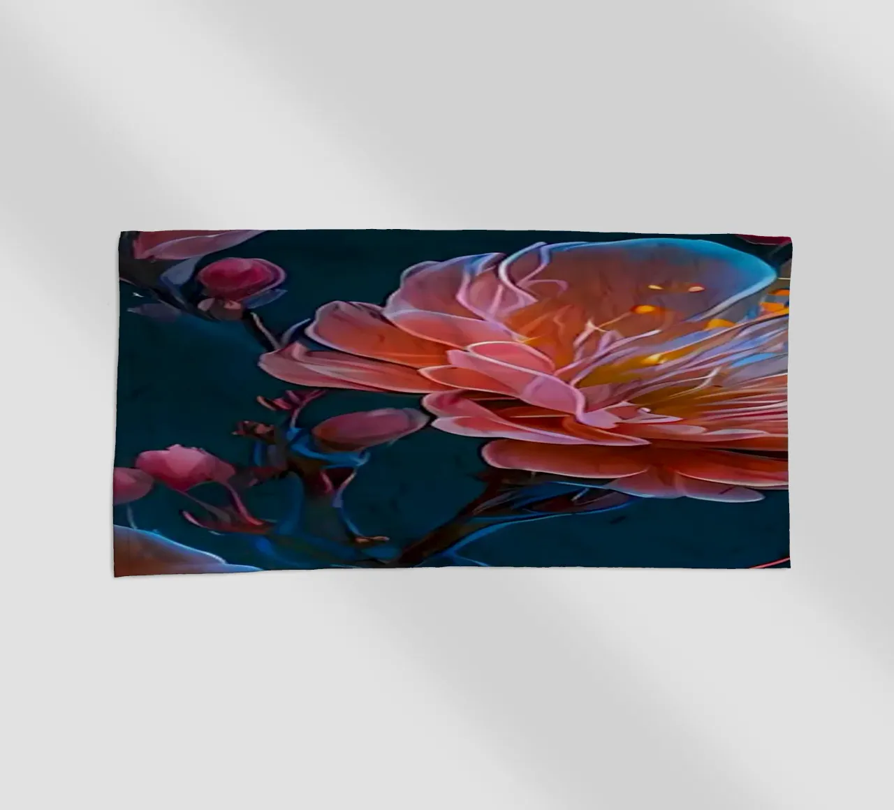 Fiori di ciliegio telo mare da Rebecca Clark Wyrick