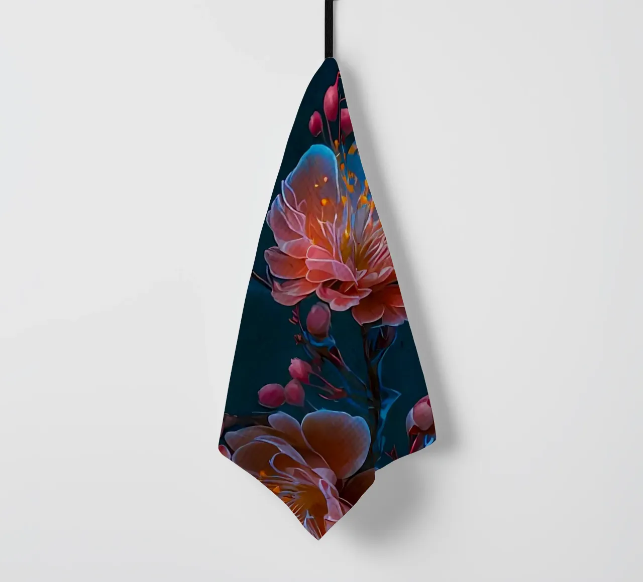 Fiori di ciliegio canovaccio da cucina da Rebecca Clark Wyrick