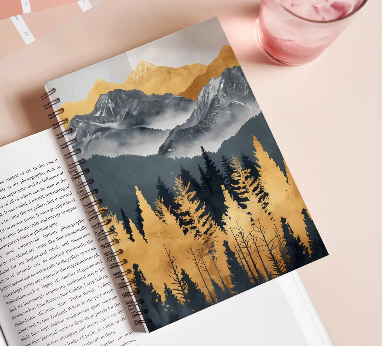 Pentecost Landscape spiral notebook by Albert S Jacob