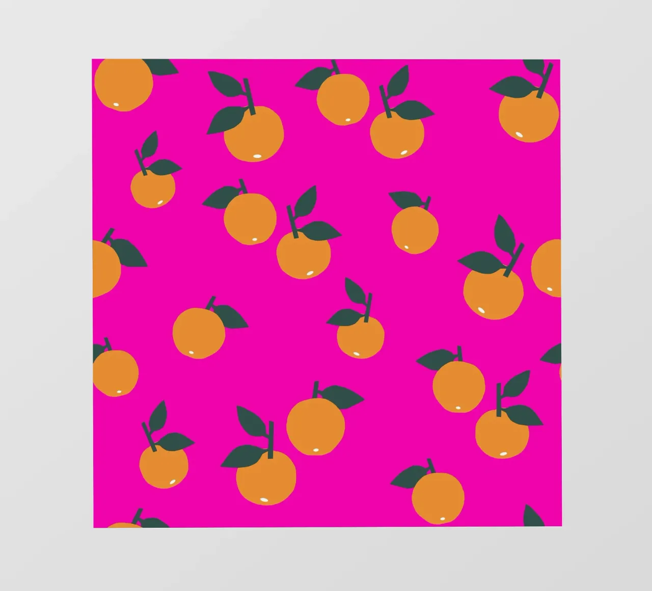 Orange Allover telo in pvc da Iris Knabenschuh Design