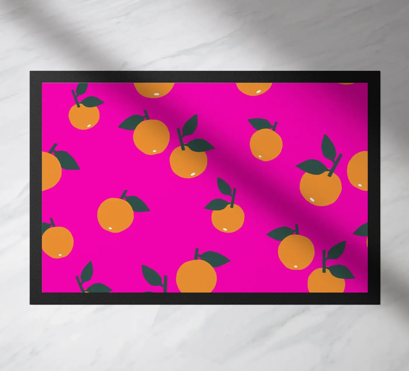 Orange Allover zerbino da Iris Knabenschuh Design