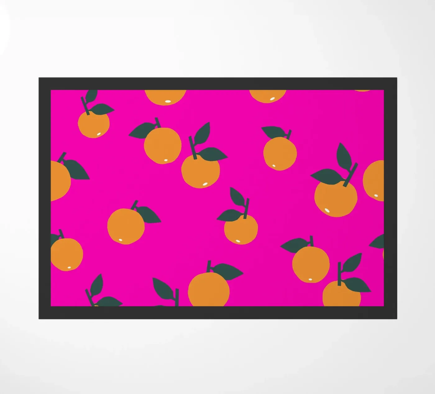 Orange Allover zerbino da Iris Knabenschuh Design