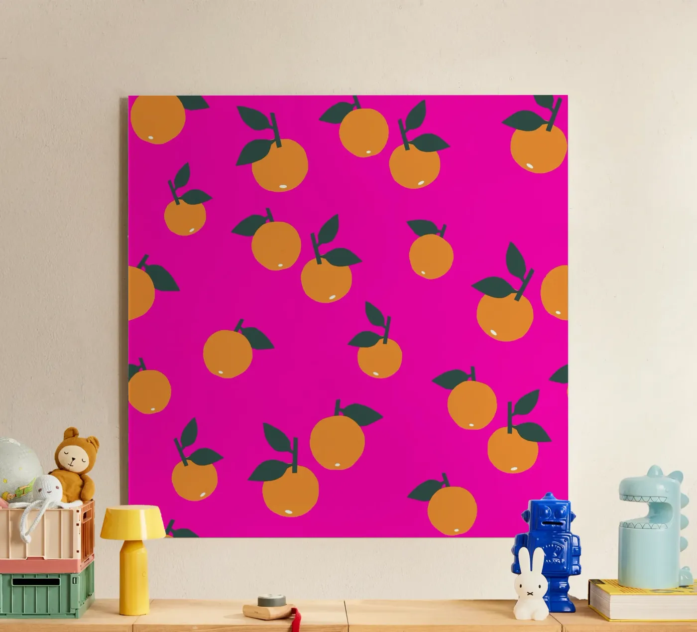 Orange Allover plexiglas de Iris Knabenschuh Design