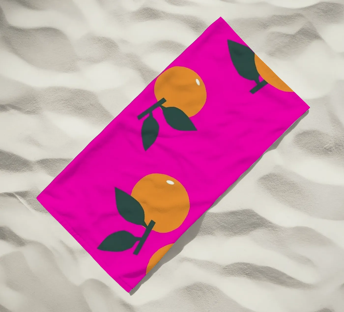 Orange Allover telo mare da Iris Knabenschuh Design