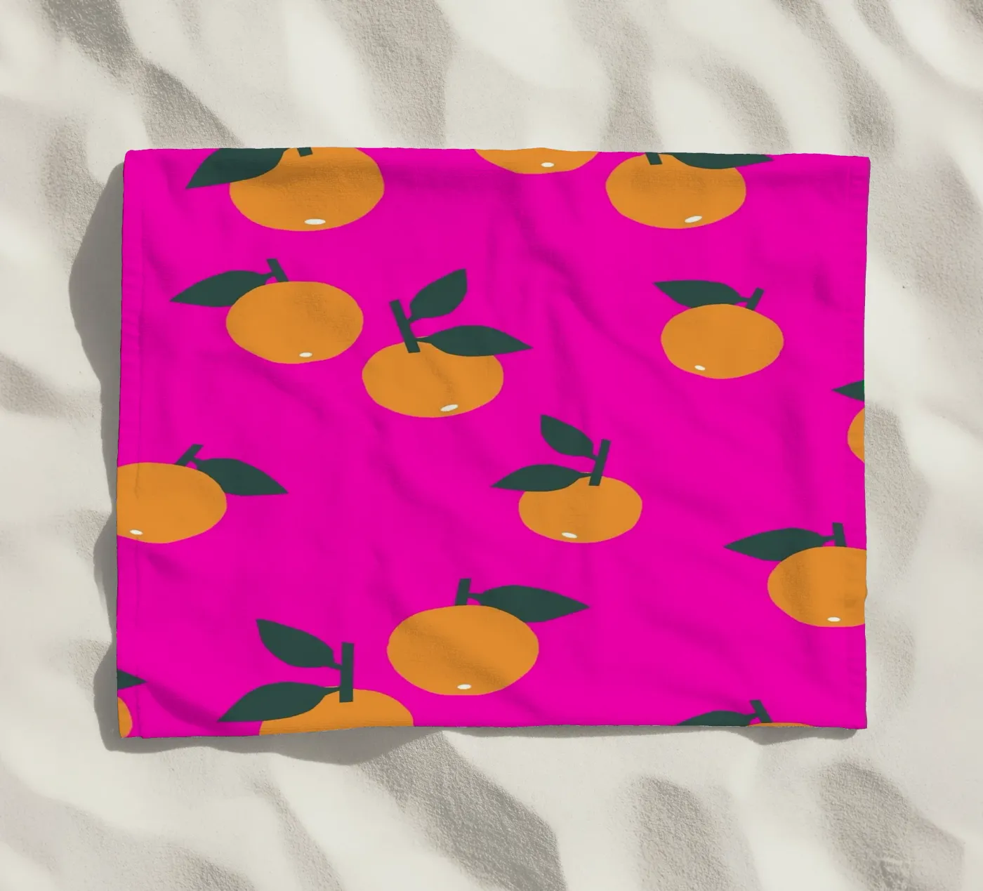 Orange Allover telo mare da Iris Knabenschuh Design