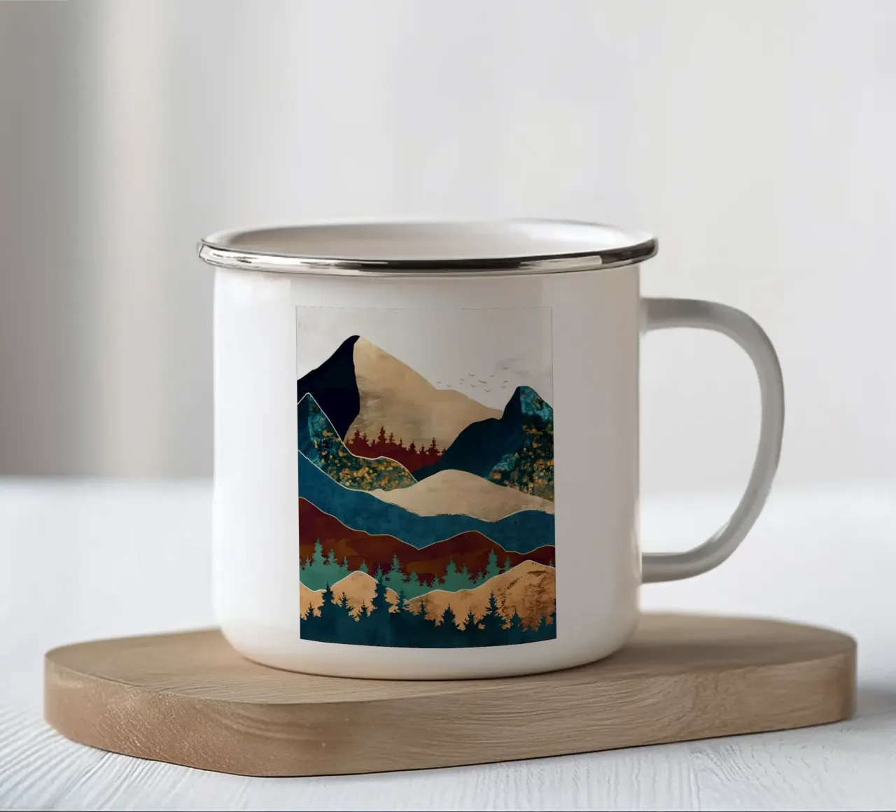 Natura Oro Decor tazza in smalto da Albert S Jacob
