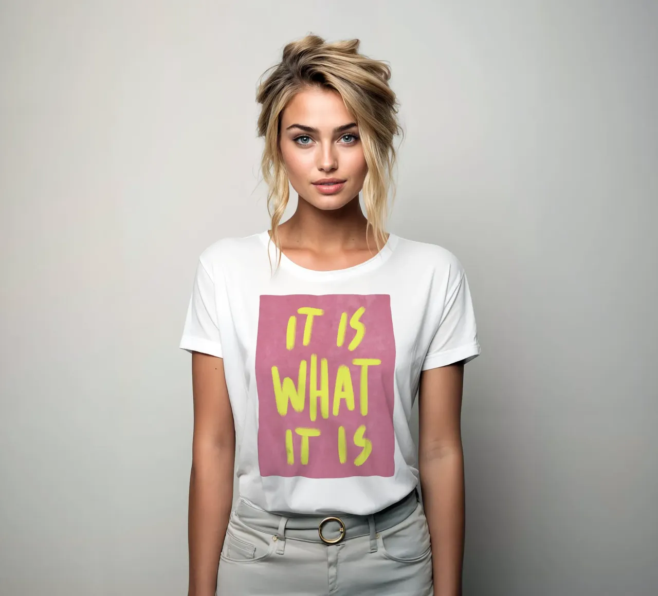 It is what it is t-shirt da donna da Illustration Raissa Oltmanns