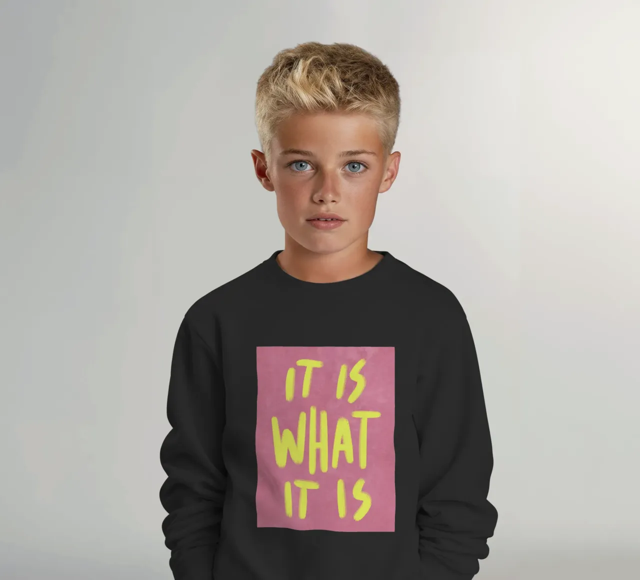 It is what it is felpa bambino da Illustration Raissa Oltmanns