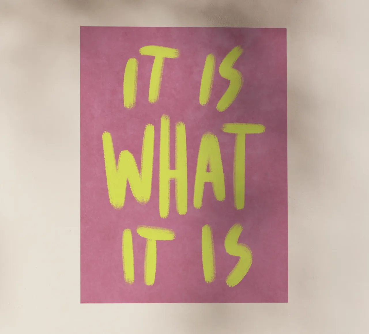 It is what it is Backlit Folie von Illustration Raissa Oltmanns