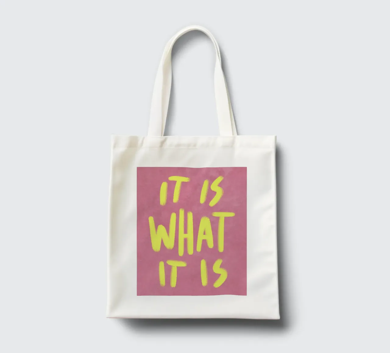 It is what it is borsa in juta da Illustration Raissa Oltmanns