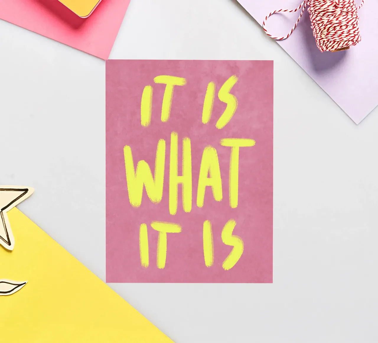 It is what it is adesivo da Illustration Raissa Oltmanns