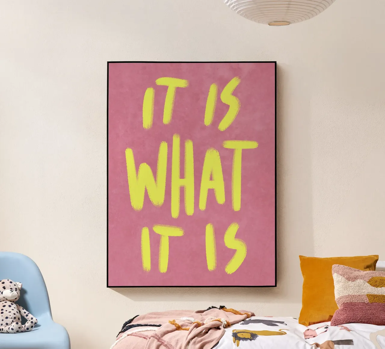 It is what it is plexiglass da Illustration Raissa Oltmanns