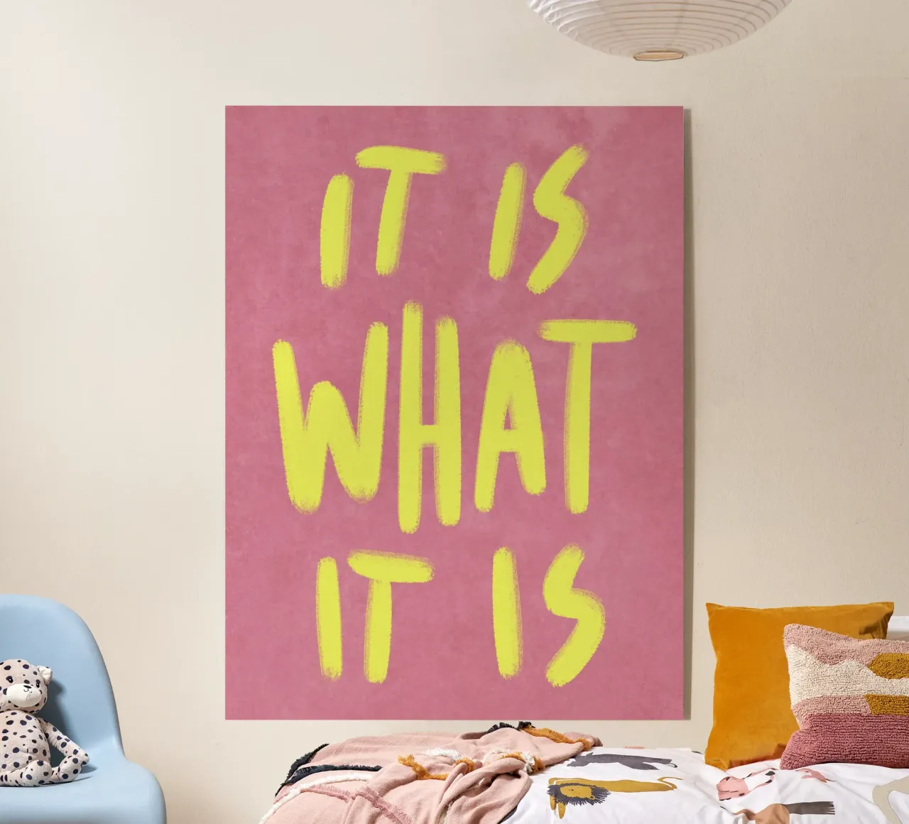 It is what it is Acryl-Glas von Illustration Raissa Oltmanns