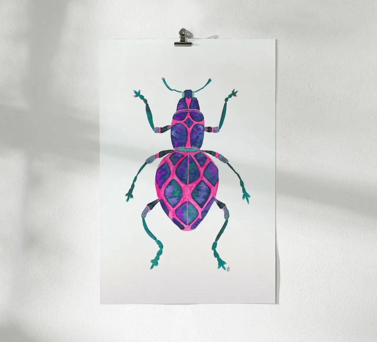No Ladybug 10 carta hahnemühle da UN-TYPISCH