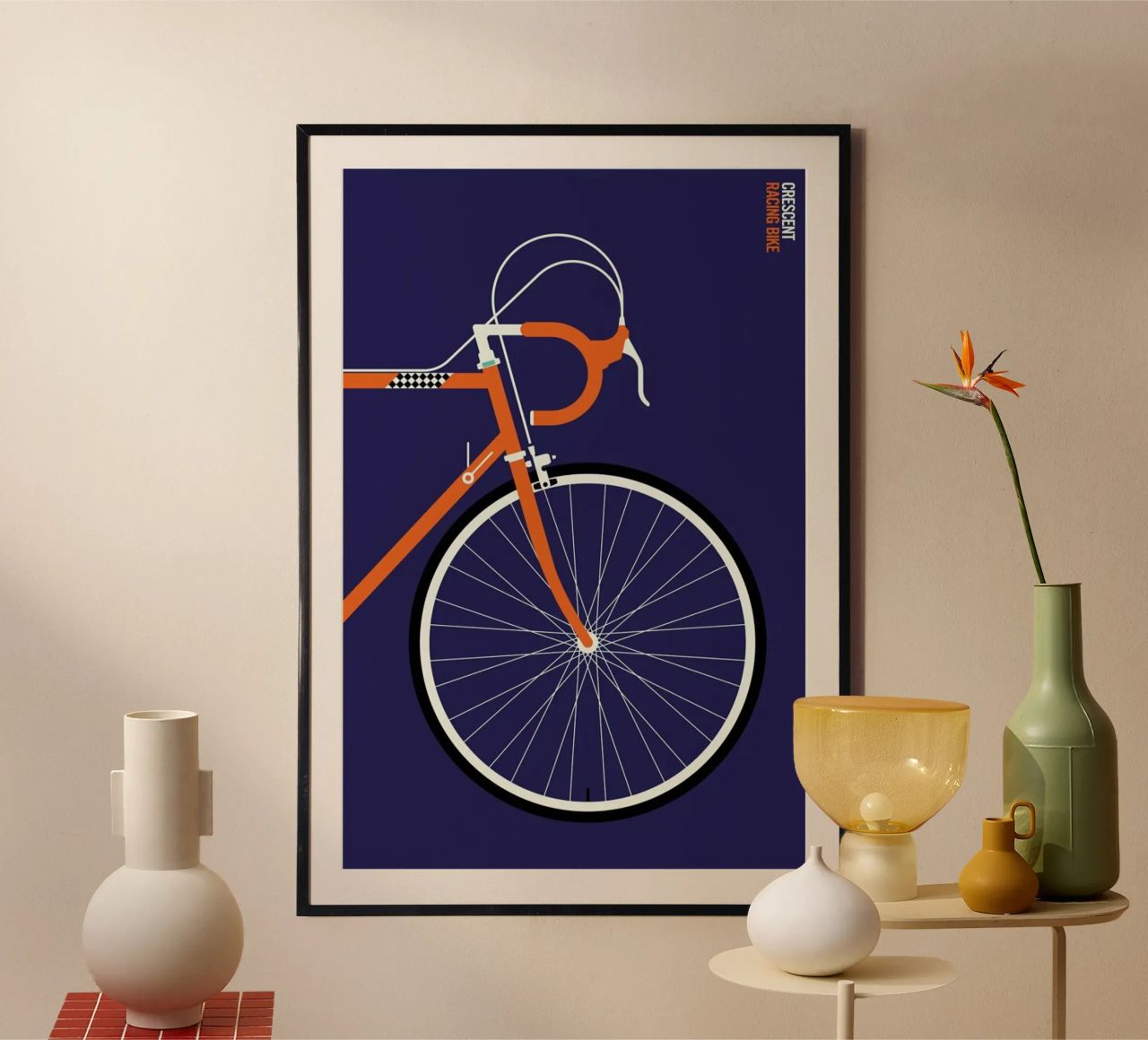 Icons Crescent Front poster by Bo Lundberg