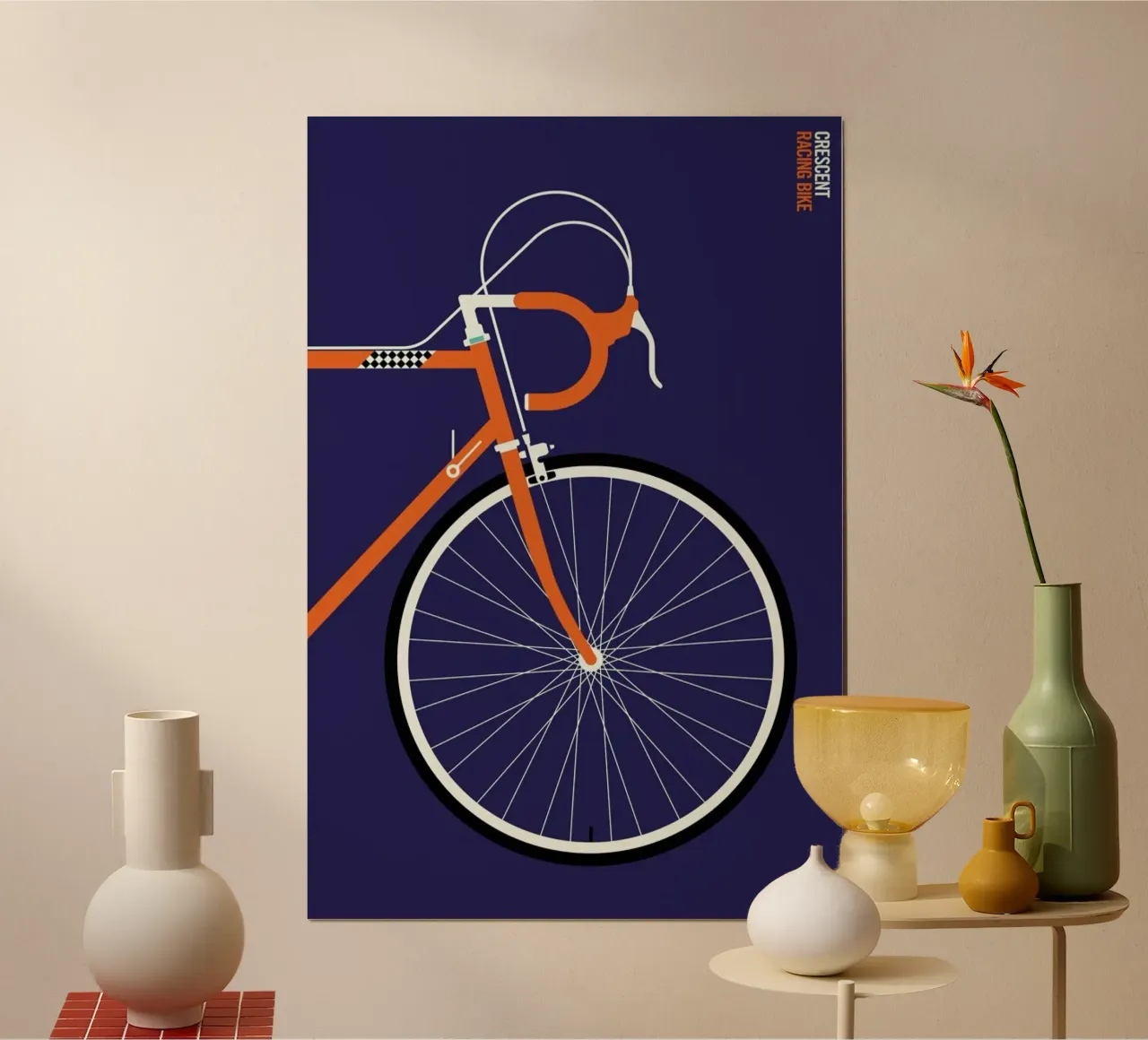Icons Crescent Front poster con telaio in plastica da Bo Lundberg