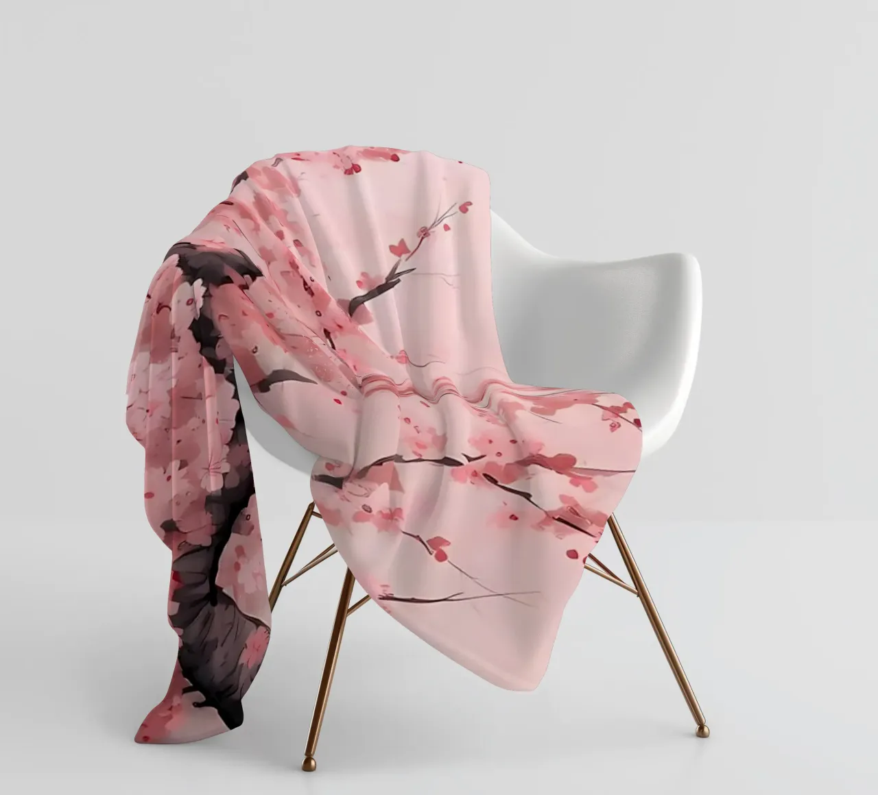 Albero dei ciliegi in fiore coperta in pile da Rebecca Clark Wyrick
