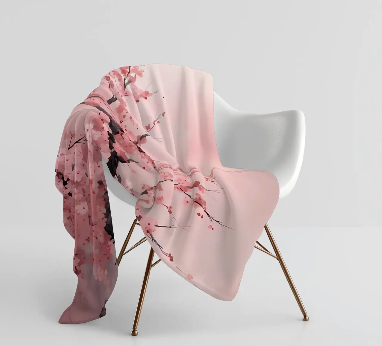 Albero dei ciliegi in fiore coperta in pile da Rebecca Clark Wyrick