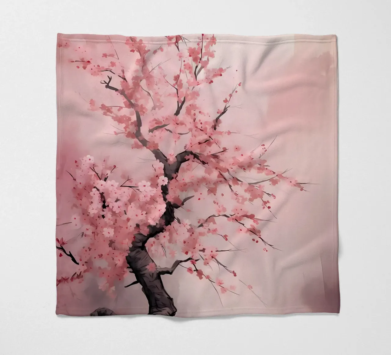 Albero dei ciliegi in fiore coperta in pile da Rebecca Clark Wyrick