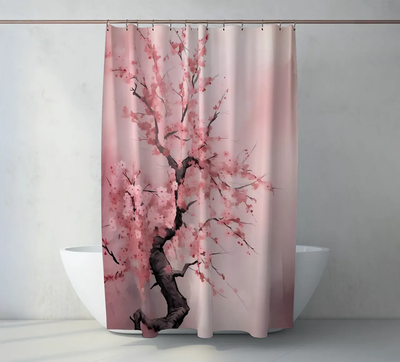 Albero dei ciliegi in fiore tenda da doccia da Rebecca Clark Wyrick